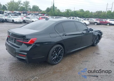 2021 BMW 740I z USA, uszkodzony, nr VIN WBA7T2C0XMCF73506